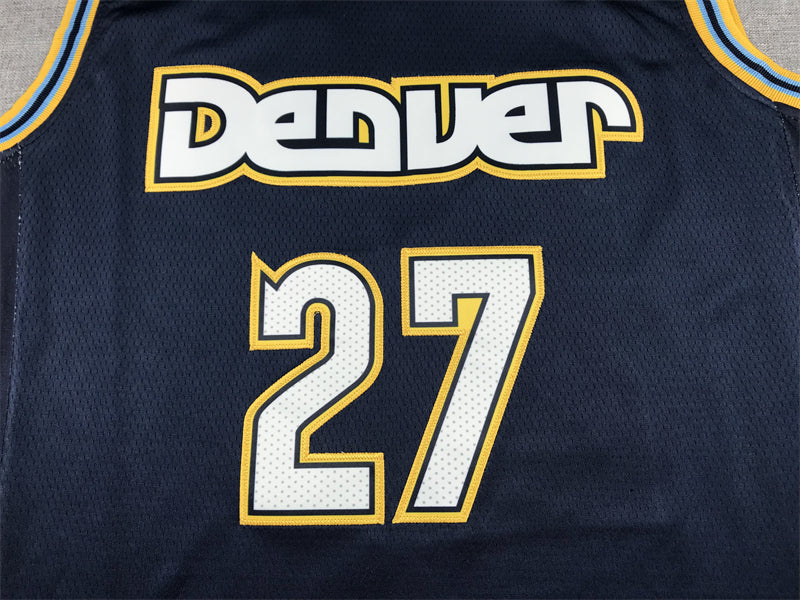 Men's Denver Nuggets Jamal Murray Navy 2021/22 Swingman Jersey1 - City Edition