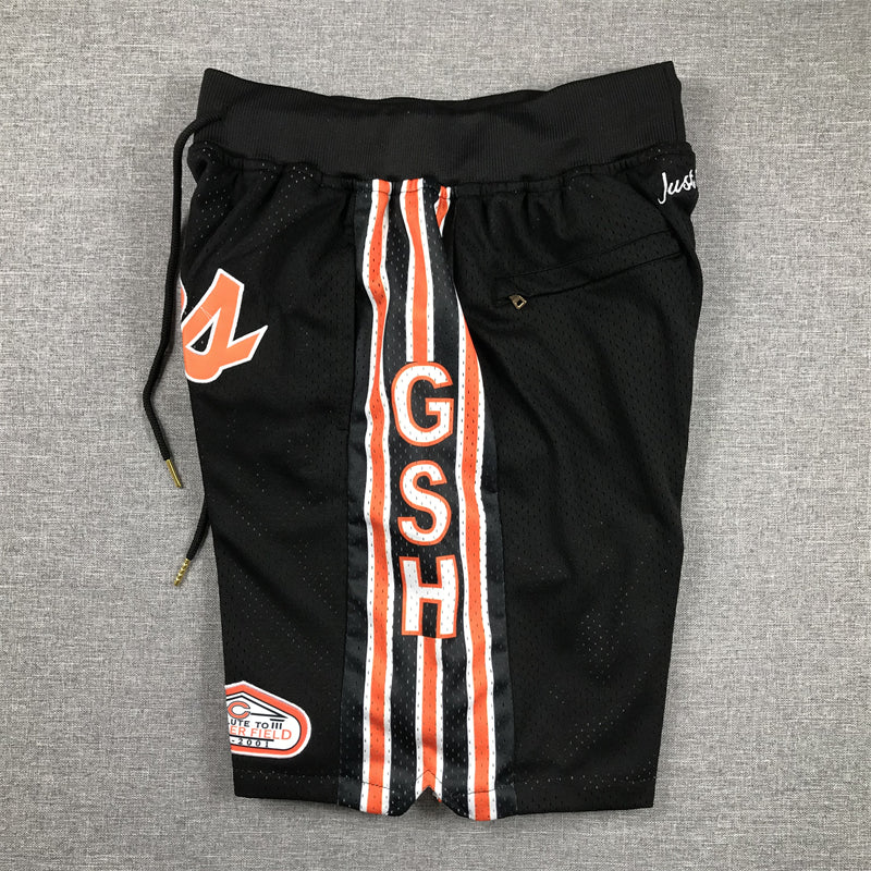 Men's Chicago Bears Black Pocket Shorts1