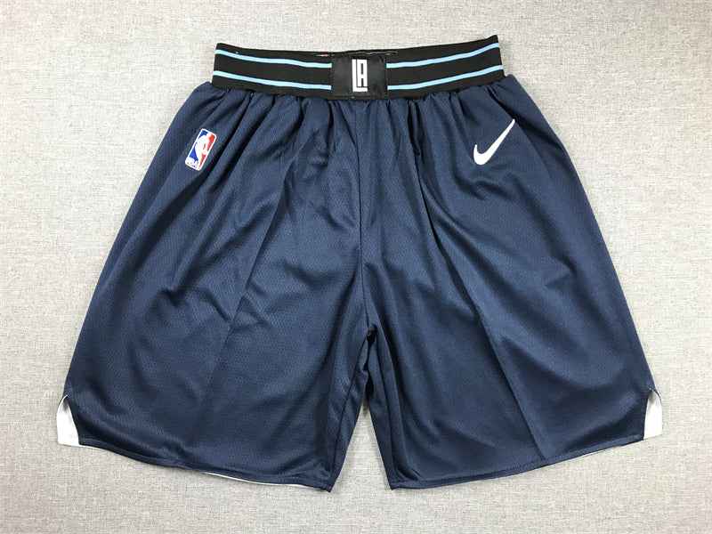 Men's LA Clippers Navy 2023/24 Swingman City Edition Shorts1
