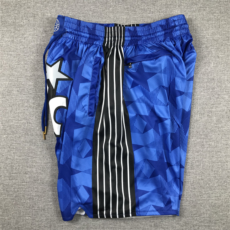 Men's Orlando Magic Blue 2023/24 Pocket Shorts1 Classic Edition