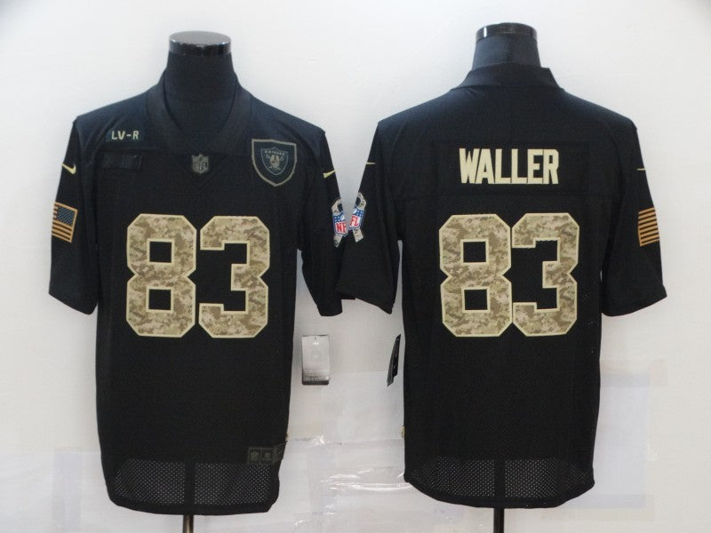 Men's Las Vegas Raiders Darren Waller #83 Black Game Jersey1
