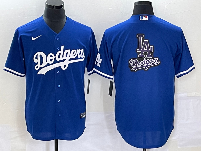 Men's Los Angeles Dodgers Blue Alternate Replica Team Jersey1