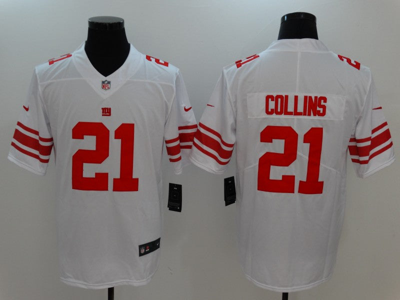 Men's New York Giants Landon Collins #21 White Game Jersey1
