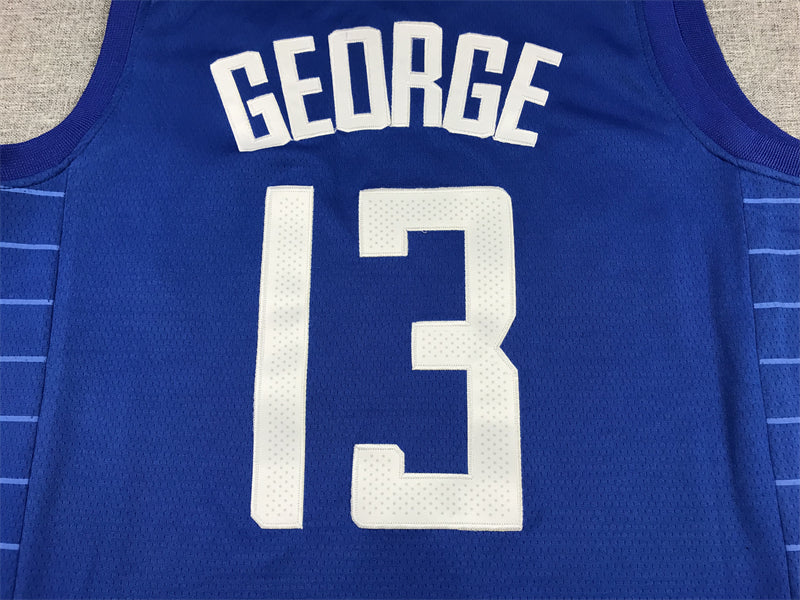 Men's LA Clippers Paul George #13 Royal 2022/23 Swingman Jersey1
