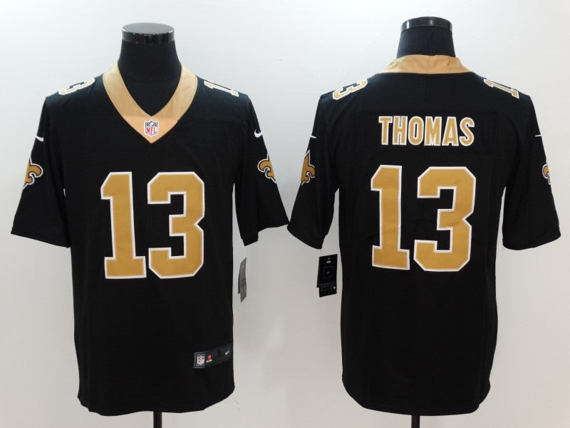 Men's New Orleans Saints Michael Thomas #13 Black Team Color Game Jersey1