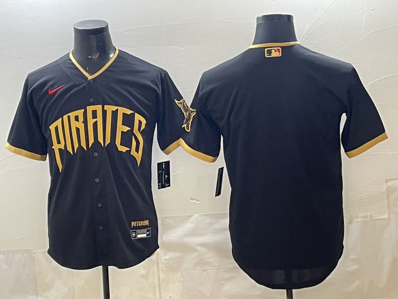 Men's Pittsburgh Pirates Black 2026 City Connect Stadium Jersey