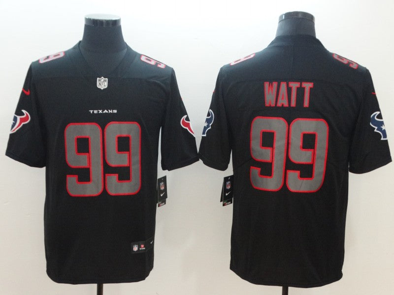 Men's Houston Texans #99 J.J. Watt Black Player Game Jersey1