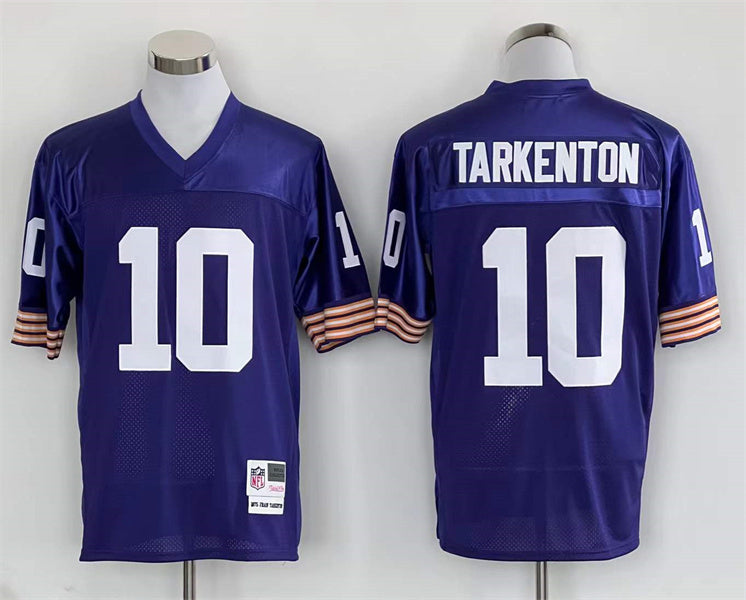 Men's Minnesota Vikings Fran Tarkenton Mitchell & Ness Purple Legacy Replica Jersey1