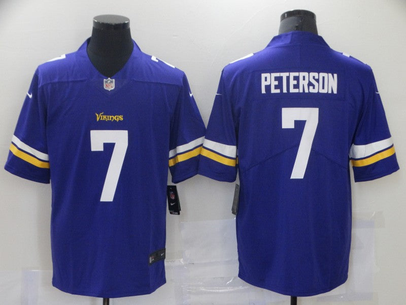 Men's Minnesota Vikings Patrick Peterson #7 Purple Game Jersey1