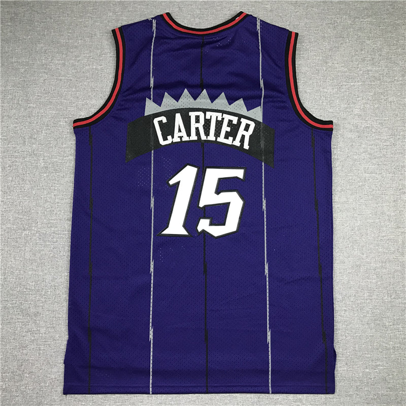 Men's Toronto Raptors Vince Carter Mitchell & Ness Purple Classics Jersey1
