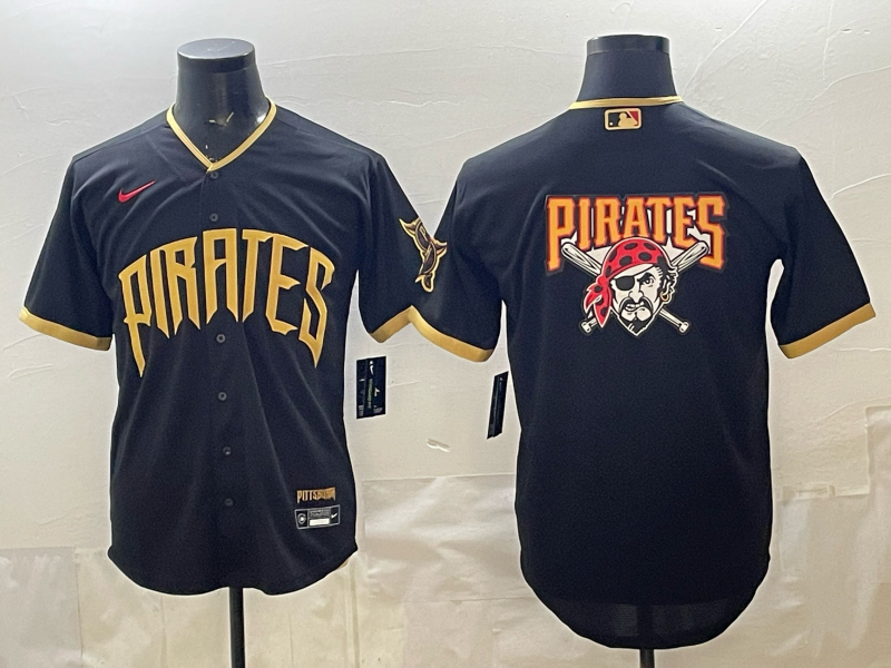 Men's Pittsburgh Pirates Black 2026 City Connect Player Jersey