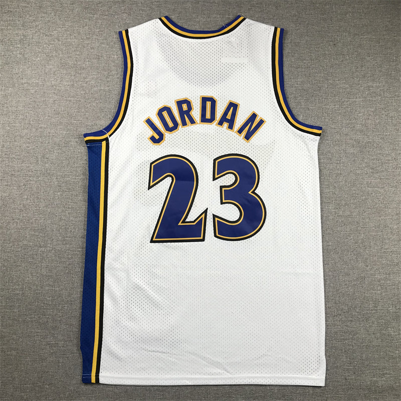 Men's Washington Wizards Michael Jordan White Swingman Player Jersey1