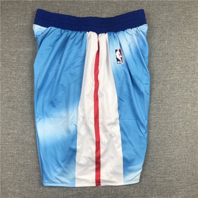 Men's Brooklyn Nets Blue Basketball Shorts1