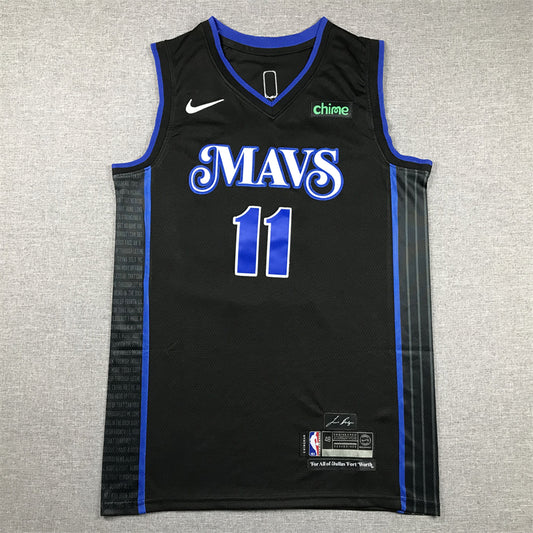 Men's Dallas Mavericks Kyrie Irving #11 Black 2023/24 Swingman Jersey1 - City Edition