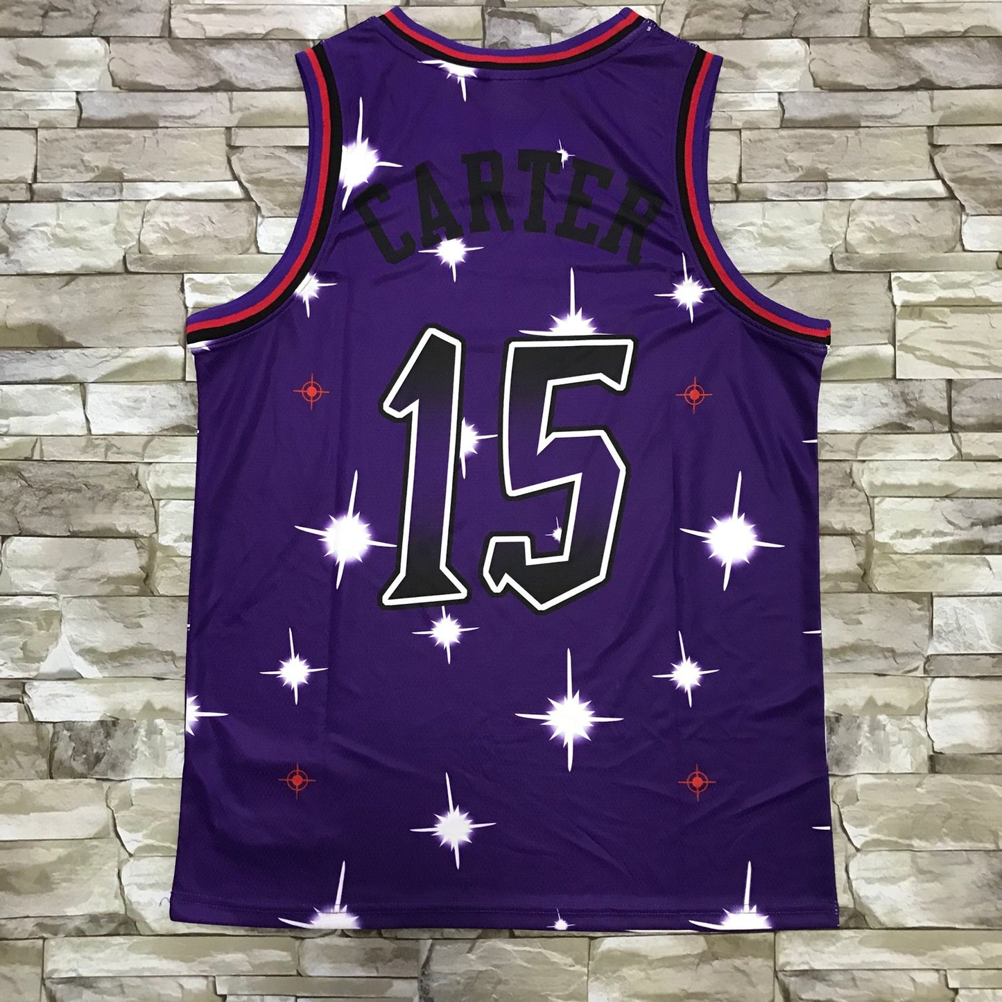 Men's Toronto Raptors Vince Carter Purple Hardwood Classics Swingman Jersey1