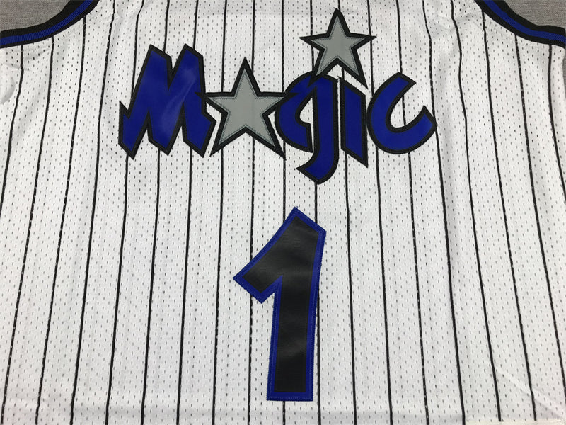 Men's Orlando Magic Tracy McGrady 2003-04 White Hardwood Classics Swingman Jersey1