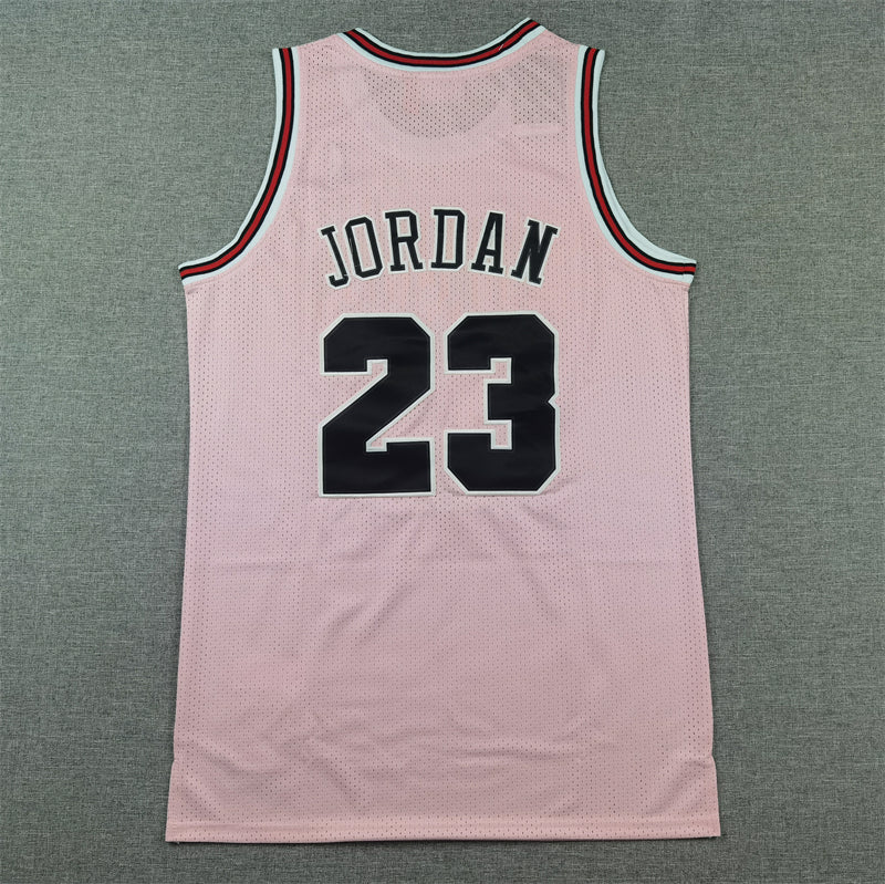 Men's Chicago Bulls Michael Jordan #23 Pink 1997/98 Hardwood Classics Swingman Jersey1