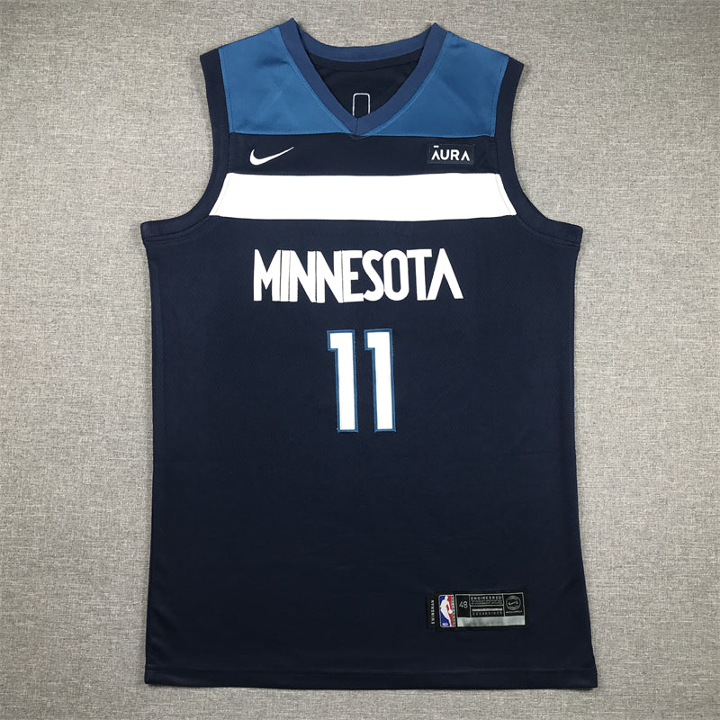 Men's Minnesota Timberwolves Naz Reid #11 Navy Swingman Jersey1 - Icon Edition