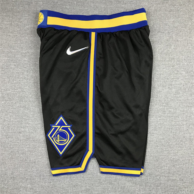 Men's Golden State Warriors Black City Edition Basketball Shorts1