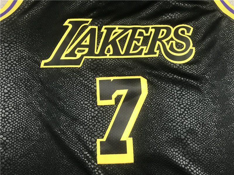 Men's Los Angeles Lakers Carmelo Anthony #7 Black City Edition Swingman Jersey1