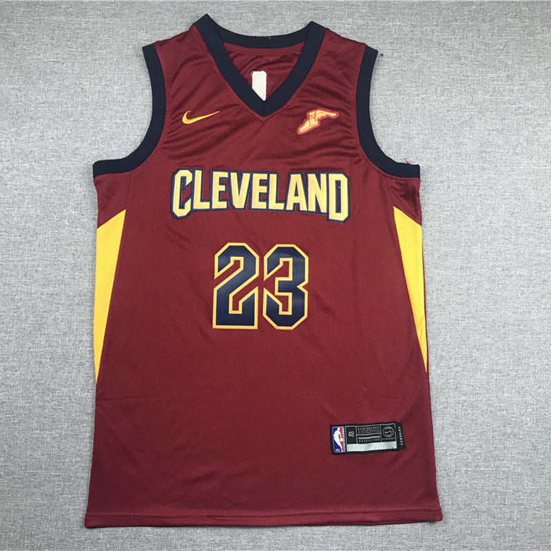 Men's Cleveland Cavaliers LeBron James #23 Red Swingman Player Jersey1