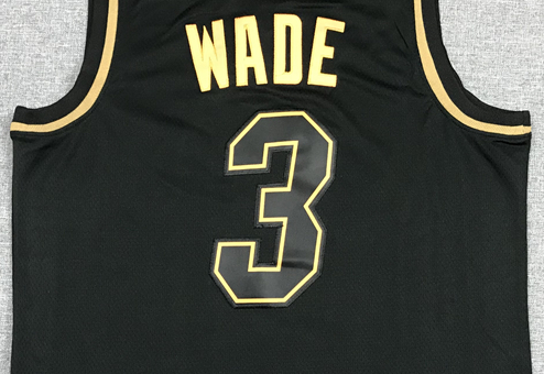 Men's Miami Heat Dwyane Wade #3 NBA Black Swingman Player Jersey1
