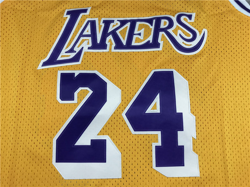 Men's Kobe Bryant Los Angeles Lakers #24 NBA Jersey1 - Retro Yellow
