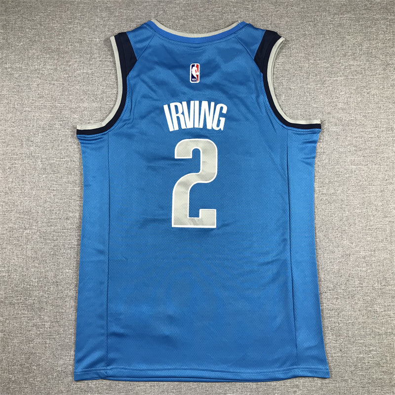 Men's Dallas Mavericks Kyrie Irving #2 Royal 2022/23 Fast Break Replica Jersey1 - Icon Edition