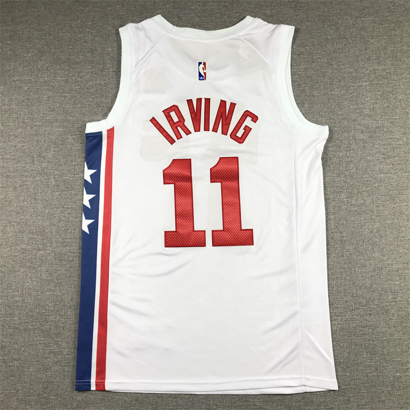 Men's Brooklyn Nets Kyrie Irving #11 White 2022/23 Swingman Jersey1 - Classic Edition