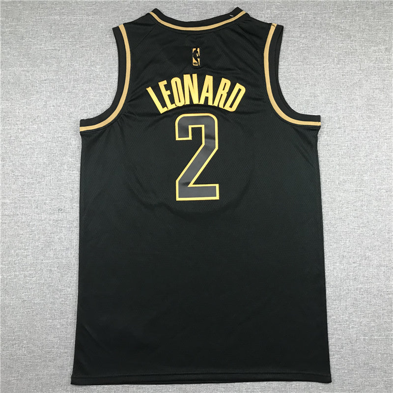 Men's LA Clippers Kawhi Leonard #2 NBA Black Player Jersey1