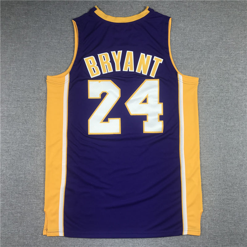 Men's Los Angeles Lakers Kobe Bryant #24 Purple Swingman Jersey1