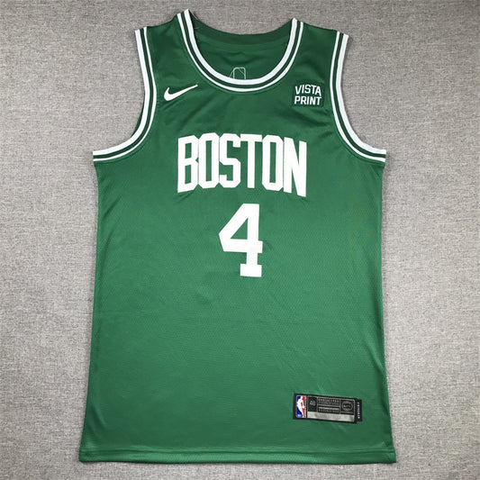 Men's Boston Celtics Jrue Holiday #4 Kelly Green Swingman Jersey1 - Icon Edition