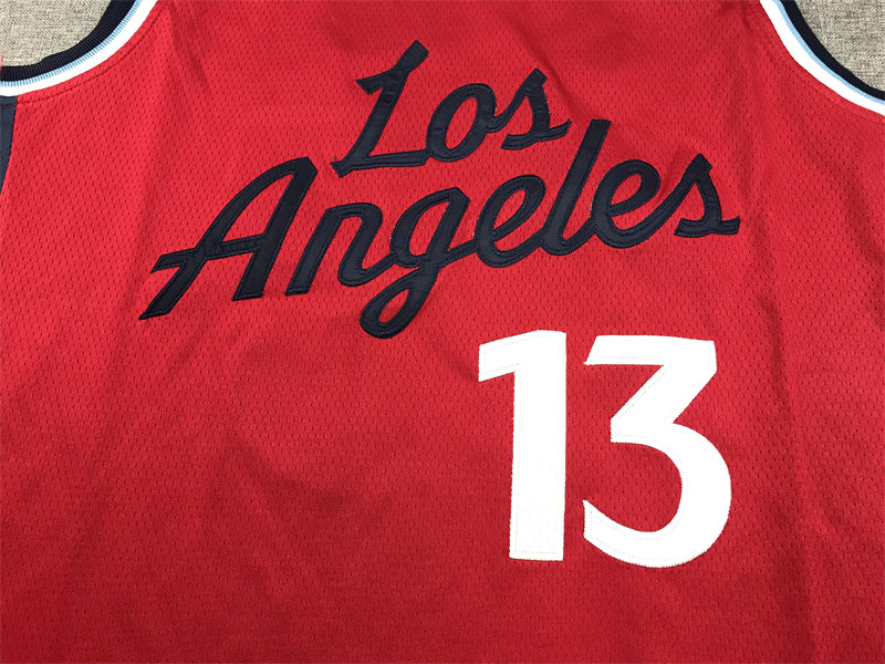 Men's LA Clippers Paul George #13 Red Swingman Player Jersey1