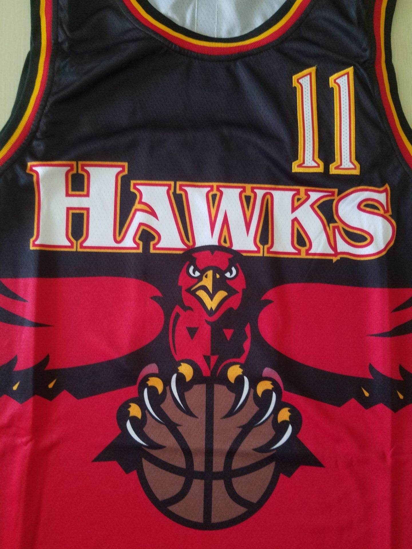 Men's Atlanta Hawks Trae Young #11 NBA Swingman Jersey1 - Retro Red