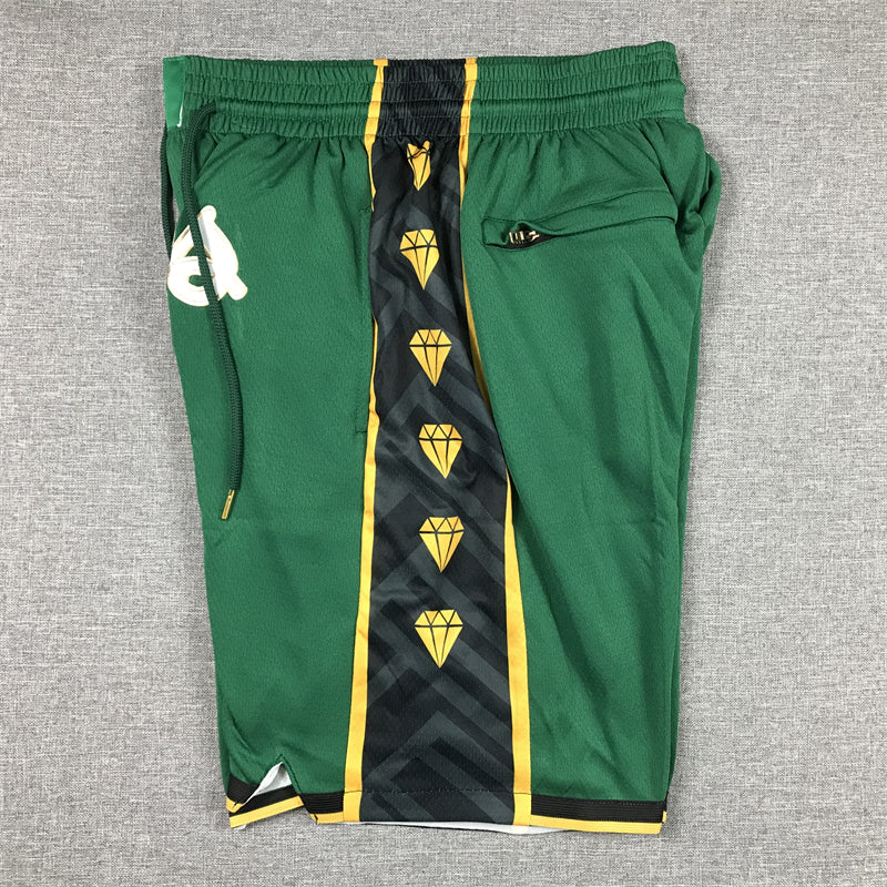 Men's Boston Celtics Green 2022/23 Basketball Shorts1 - City Edition