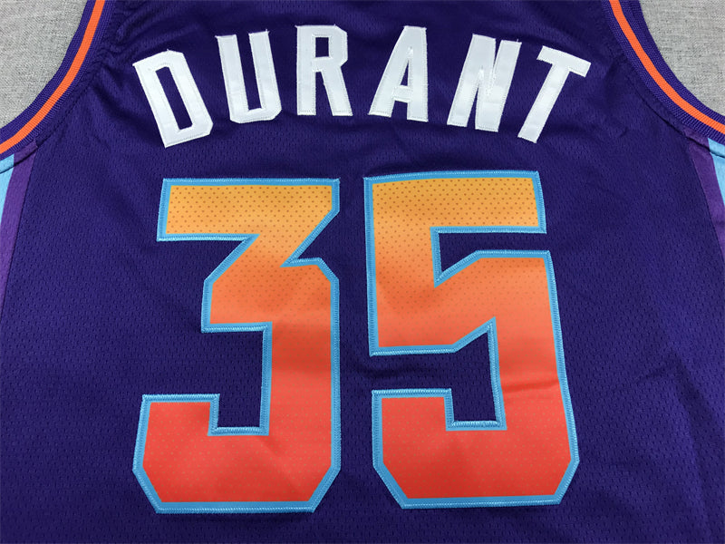 Men's Phoenix Suns Kevin Durant #35 Purple 2023/24 Swingman Jersey1 - City Edition