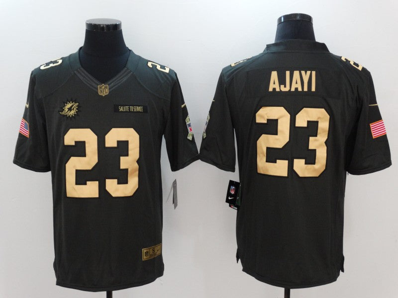 Men's Miami Dolphins Jay Ajayi #23 Black Game Jersey1