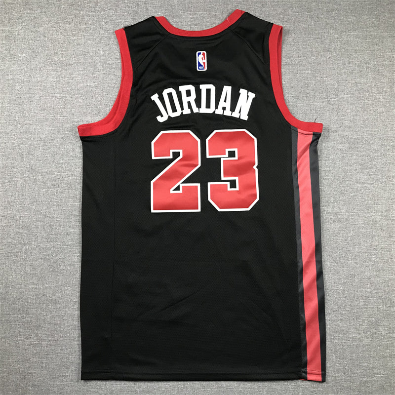 Men's Chicago Bulls Michael Jordan #23 Black 2023/24 Swingman Jersey1 - City Edition