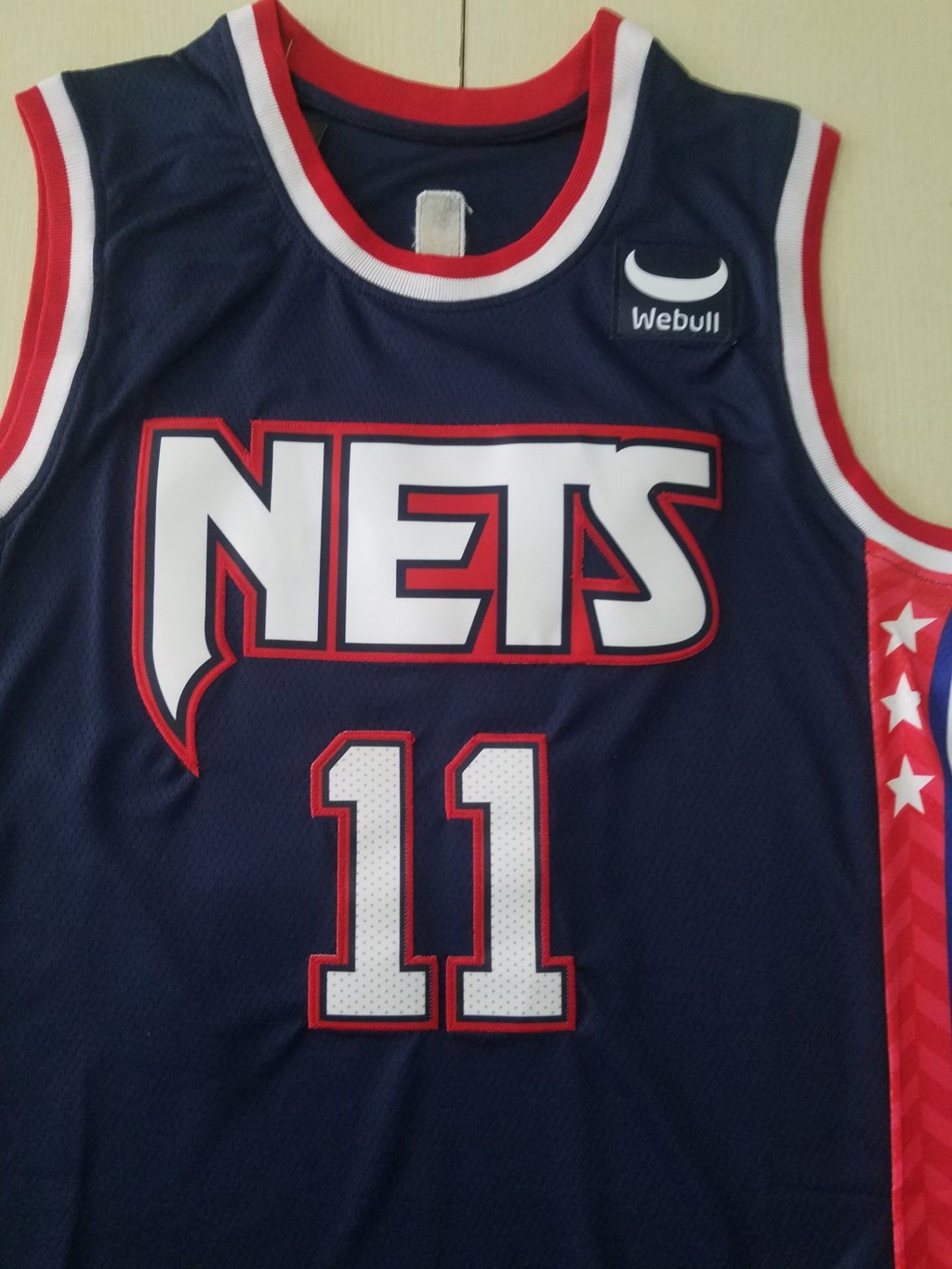 Men's Brooklyn Nets Kyrie Irving Navy 2021/22 Swingman Jersey1 - City Edition