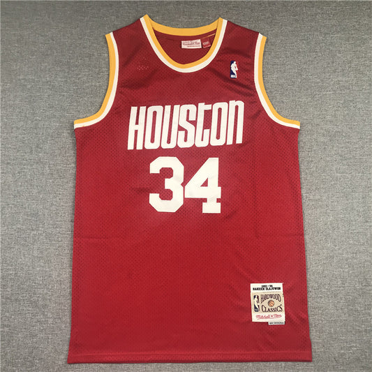 Men's Houston Rockets Hakeem Olajuwon 1993-94 Hardwood Classics Swingman Jersey1