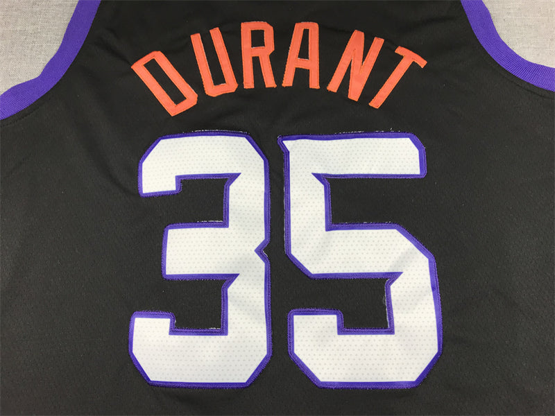 Men's Phoenix Suns Kevin Durant #35 Black Swingman Jersey1 - City Edition