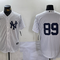 Men's New York Yankees Jasson Dominguez #89 White Player Jersey1