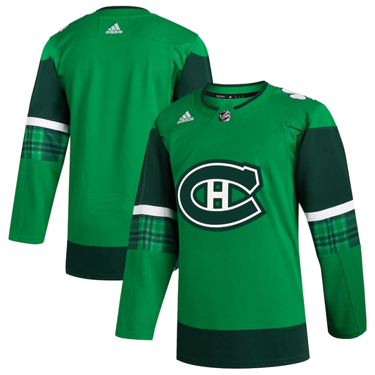Men's Montreal Canadiens Kelly Green 2023 St. Patrick's Day Primegreen Authentic Blank Jersey1