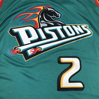 Men's Detroit Pistons Cade Cunningham #2 Teal 2022/23 Swingman Jersey1 - Classic Edition