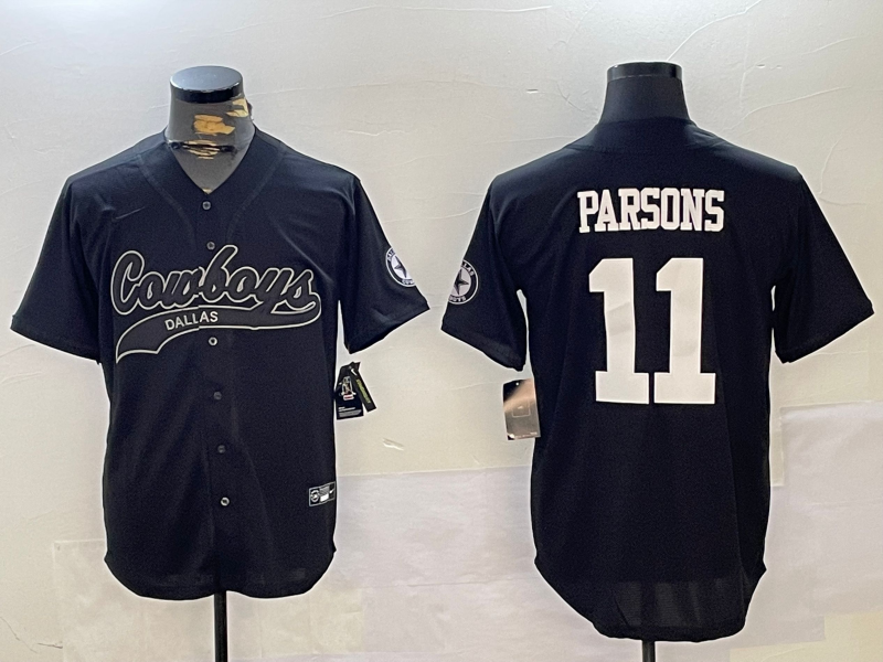 Micah Parsons #11 Dallas Cowboys Black Alternate Player Jersey - JerseysFreak