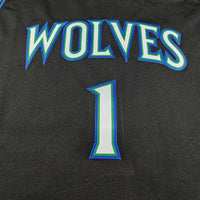 Men's Minnesota Timberwolves LaMelo Ball #1 Black Swingman Jersey - Statement Edition