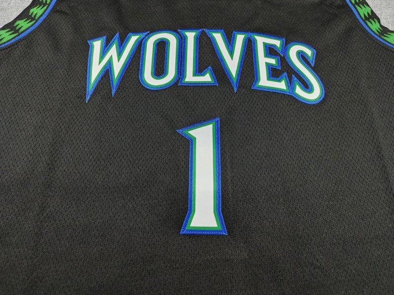 Men's Minnesota Timberwolves LaMelo Ball #1 Black Swingman Jersey - Statement Edition