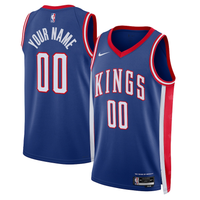 Men's Sacramento Kings Blue 2024/25 Custom Swingman Jersey1 - City Edition