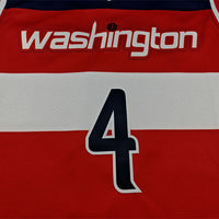 Men's Washington Wizards AJ Dybantsa #4 Red Swingman Jersey - Icon Edition