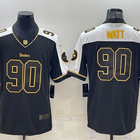 Men's Pittsburgh Steelers #90 T.J. Watt Black Game Jersey1